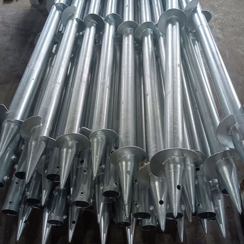 愛帛哆螺樁旋地樁太陽能光伏支架大棚養(yǎng)鋼殖地熱pma鍍鋅螺旋管五金 默